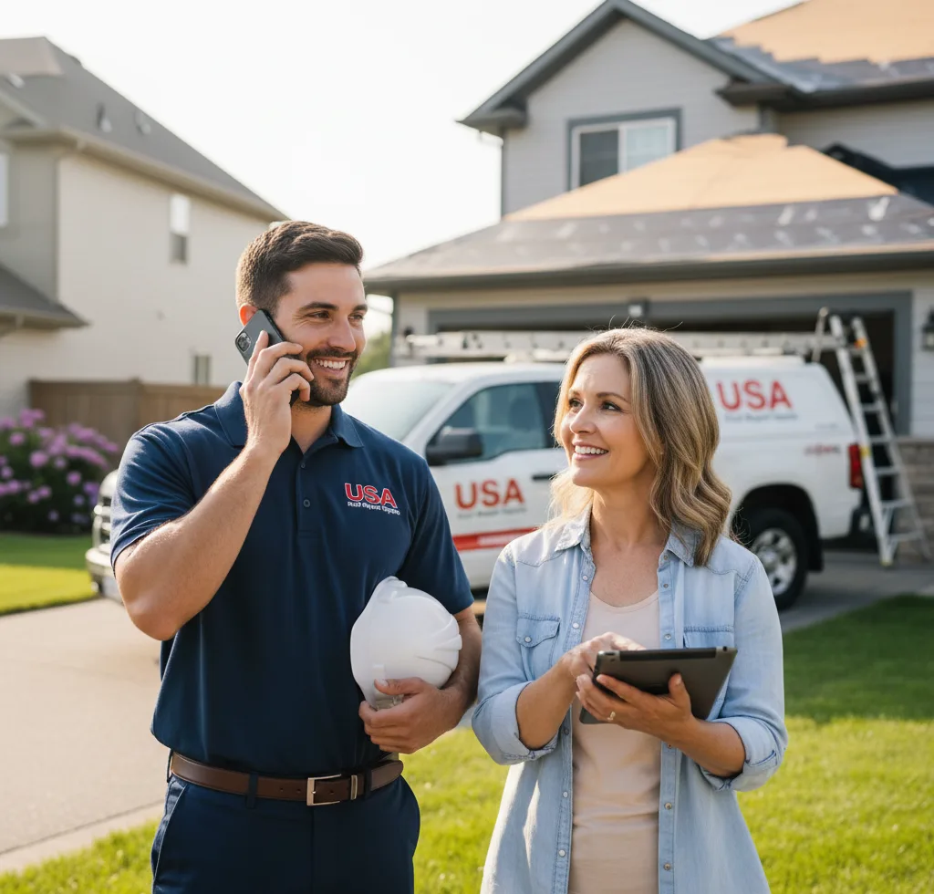 USA Roof Repair Experts customer support in La Vista